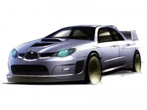 Subaru Impreza WR-Car Sketch 2006 года